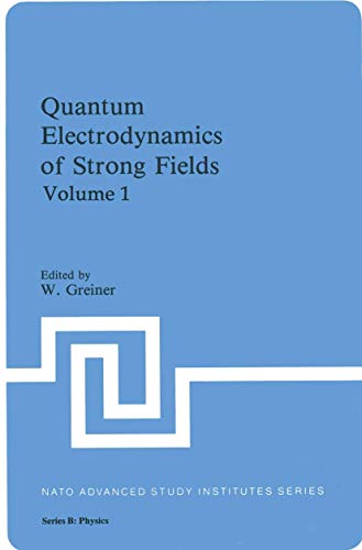 Quantum Electrodynamics of Strong Fields [Paperback]