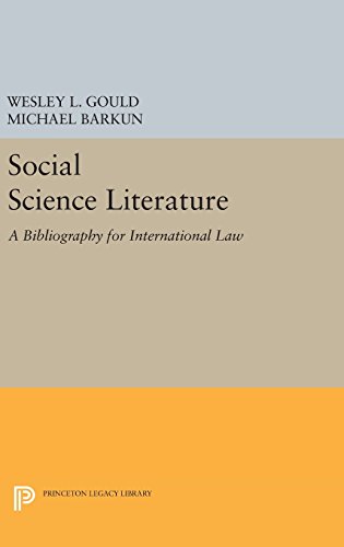 Social Science Literature A Bibliography for International La [Hardcover]