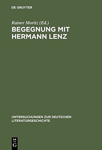 Begegnung MIT Hermann Lenz  Knzelsauer Symposion [Hardcover]