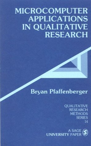 Microcomputer Applications in Qualitative Research [Paperback]