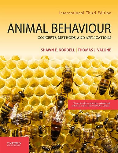 Animal Behavior: Concepts, Methods, and Applications [Paperback]