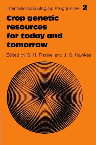 Crop Genetic Resources for Today and Tomorro [Paperback]