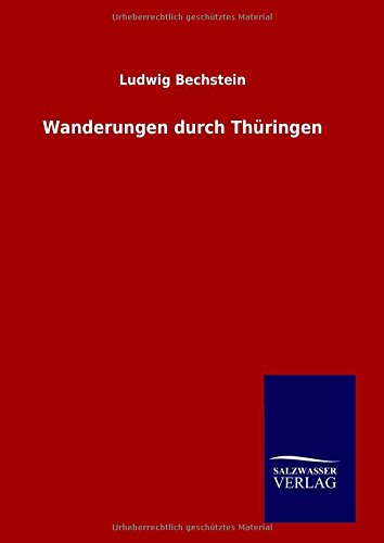 Wanderungen Durch Th|ringen (german Edition) [Hardcover]