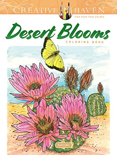 Creative Haven Desert Blooms Coloring Book [Paperback]