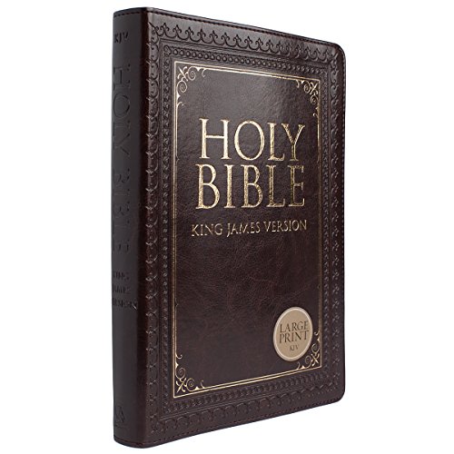 Holy Bible: Kjv Large Print Thumb Index Edition: Brown (king James Bible) [Imitation Leather]