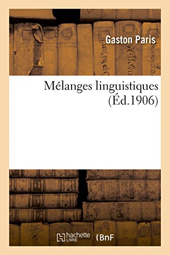 Melanges Linguistiques