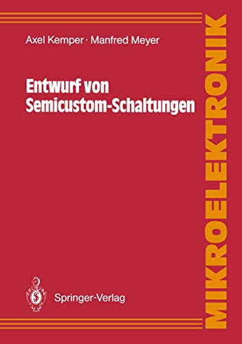 Enturf von Semicustom-Schaltungen [Paperback]