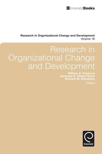 Research in Organizational Change and Development [Hardcover]