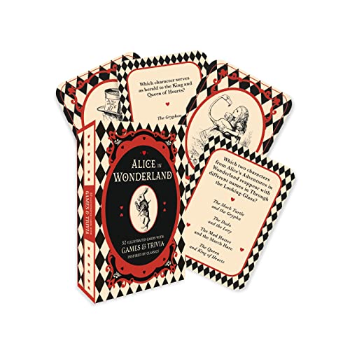 Alice in Wonderland: A literary card game: 52 illustrated cards with games and t [Cards]