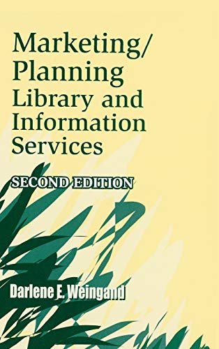 Marketing Planning Library And Information Services [Hardcover]