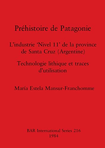 Prehistoire de Patagonie [Paperback]