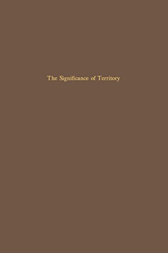 The Significance Of Territory (page-Barbour And Richard Lecture) [Paperback]