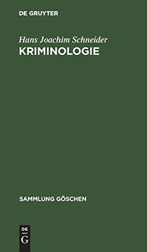 Kriminologie  Standpunkte U. Probleme [Hardcover]