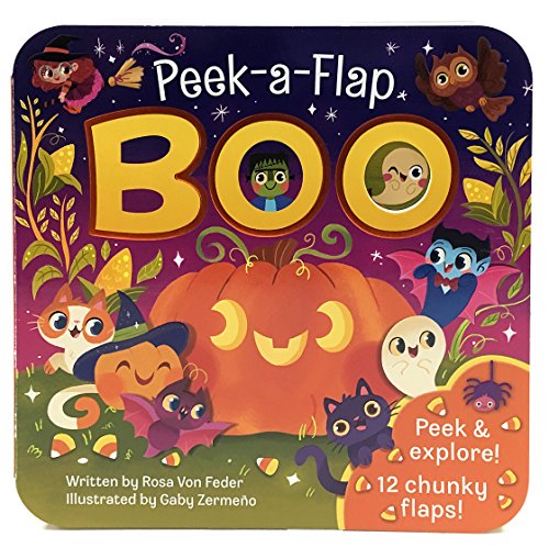 Boo: Peek-A-Flap Board Book [Board book]