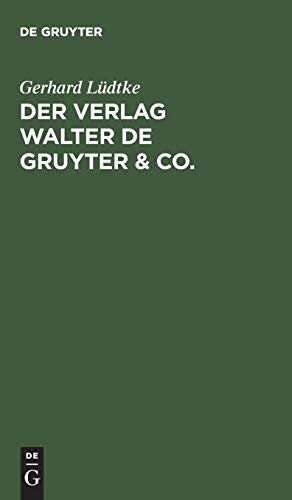 Verlag Walter de Gruyter and Co  Skizzen aus der Geschichte der seinen Aufbau b [Hardcover]