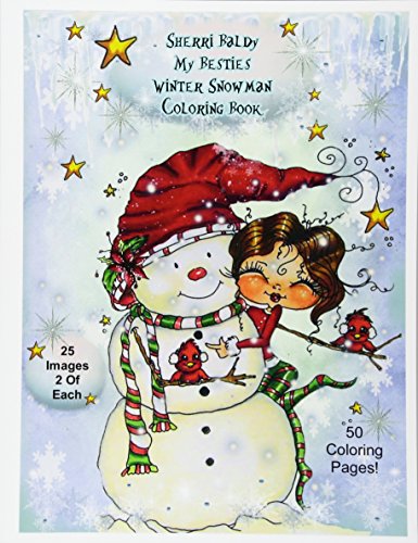 Sherri Baldy My-Besties Winter Snomen Coloring Book [Paperback]