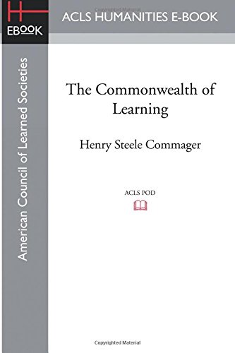 The Commonealth Of Learning [Paperback]