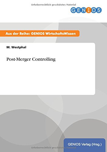 Post-Merger Controlling (german Edition) [Paperback]