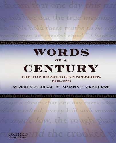 Words of a Century The Top 100 American Speeches, 1900-1999 [Paperback]