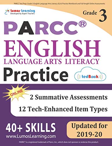 PARCC Test Prep  PARCC Study Guide Grade 3 English Language Arts Literacy (ELA [Paperback]