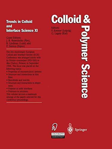 Trends in Colloid and Interface Science XI [Paperback]