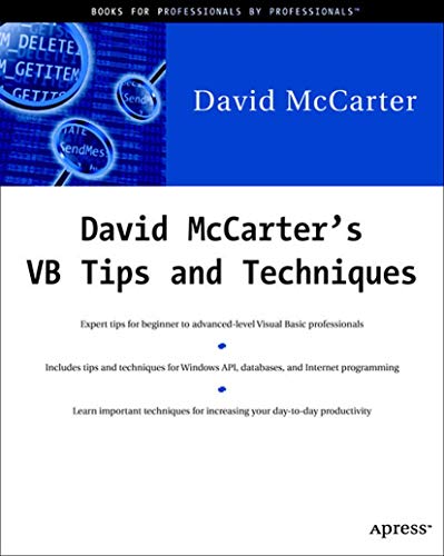 David McCarter's VB Tips and Techniques [Paperback]