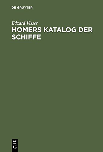 Homers Katalog der Schiffe [Hardcover]