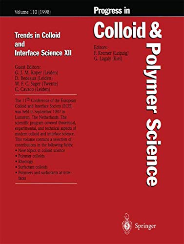 Trends in Colloid and Interface Science XII [Paperback]