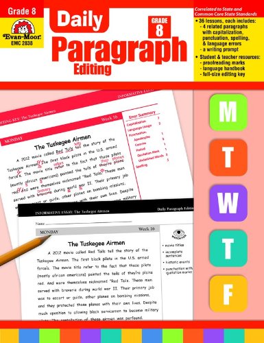 Daily Paragraph Editing, Grade 8 [Paperback]