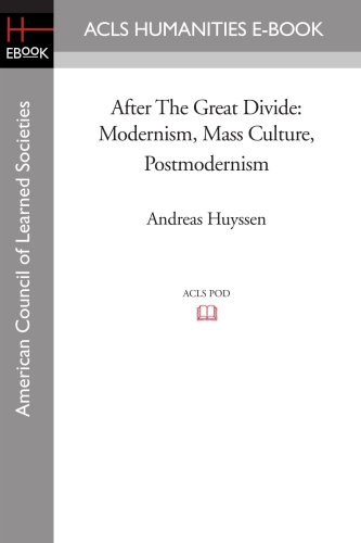 After The Great Divide Modernism, Mass Culture, Postmodernism (theories Of Repr [Paperback]