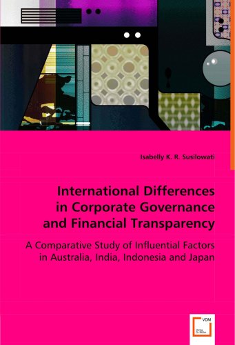 International Differences in Corporate Governance and Financial Transparency [Paperback]