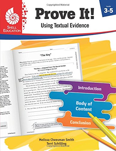 Prove It! Using Textual Evidence, Levels 3-5 [Paperback]