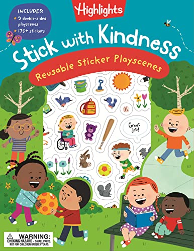 Stick with Kindness Reusable Sticker Playscenes [Novelty book]