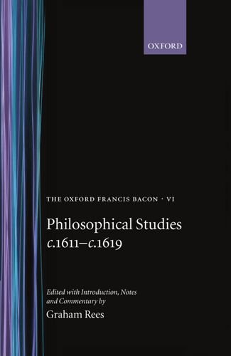 Philosophical Studies c.1611-c.1619 [Hardcover]