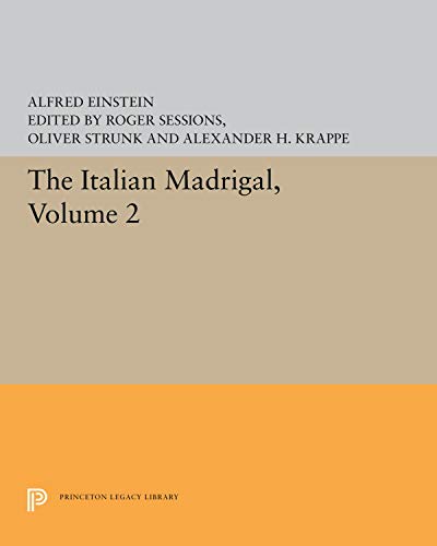 The Italian Madrigal Volume II [Hardcover]