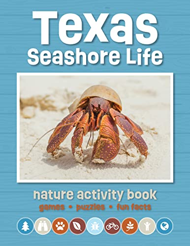 Texas Seashore Life Nature Activity Book: Games & Activities for Young Natur [Paperback]