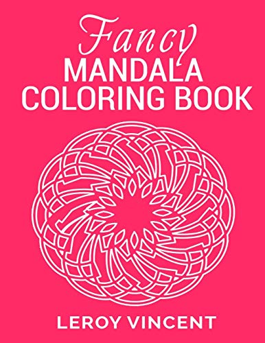 Fancy Mandala Coloring Book [Paperback]