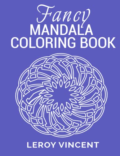 Fancy Mandala Coloring Book [Paperback]