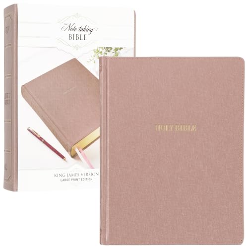 KJV Large Print Note-Taking Bible Mauve Faux Leather [Unknown]