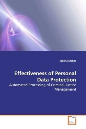 Effectiveness of Personal Data Protection [Paperback]