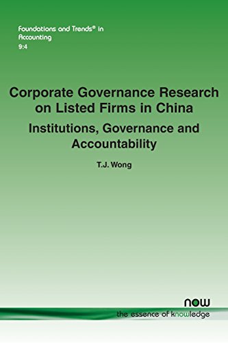 Corporate Governance Research On Listed Firms In China Institutions, Governance [Paperback]