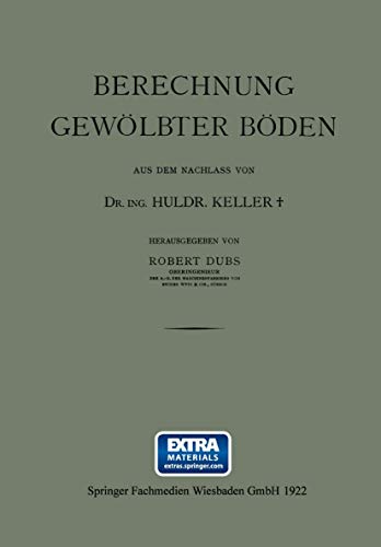 Berechnung Gewlbter Bden [Paperback]