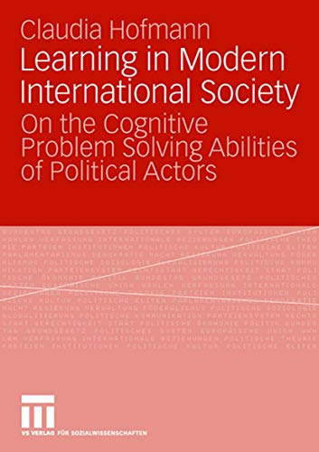 Learning in Modern International Society On the Cognitive Problem Solving Abili [Paperback]