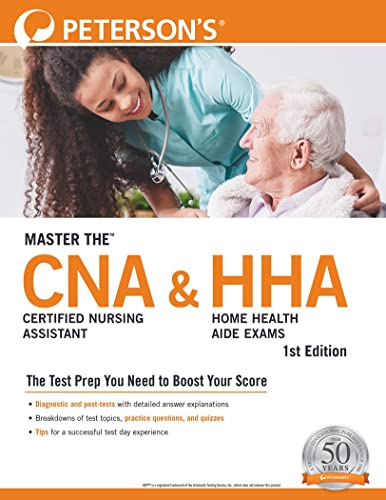 Master the  Certified Nursing Assistant (CNA) and Home Health Aide (HHA) Exams [Paperback]