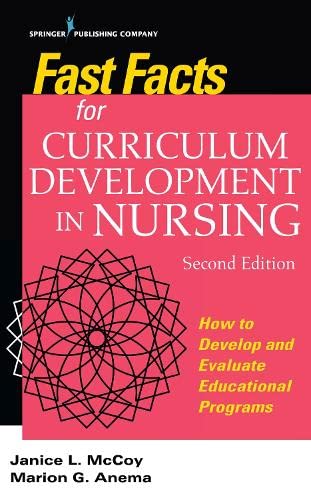 Fast Facts for Curriculum Development in Nursing Ho to Develop & Evaluate  [Paperback]