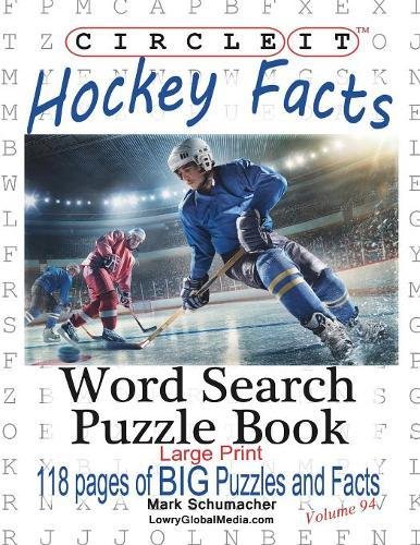 Circle It, Ice Hockey Facts, Large Print, Word Search, Puzzle Book [Paperback]