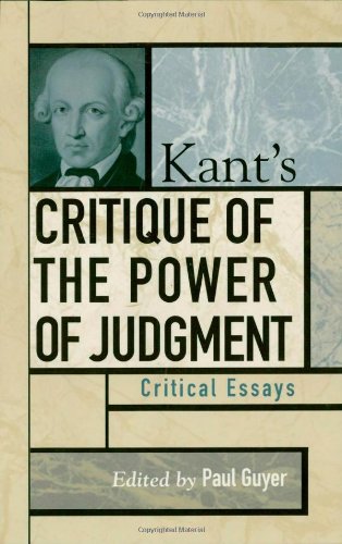 Kant's Critique of the Power of Judgment: Critical Essays [Hardcover]