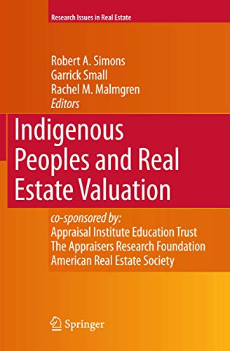 Indigenous Peoples and Real Estate Valuation [Hardcover]