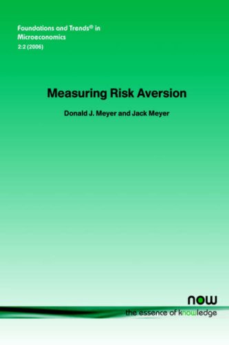 Measuring Risk Aversion (foundations And Trends(r) In Microeconomics) [Paperback]