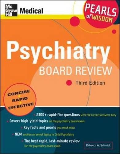 Psychiatry Board Revie Pearls of Wisdom, Third Edition [Paperback]